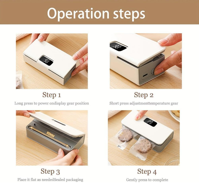 Mini Snack Magnetic Bag Sealer
