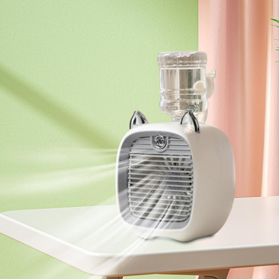 Portable Water Mist Fan for Outdoor Travel & Home