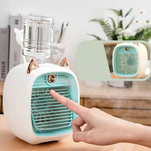 Portable Water Mist Fan for Outdoor Travel & Home
