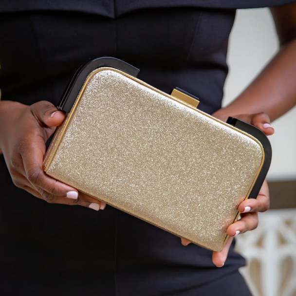 Classic Rectangular Velvet Clutch