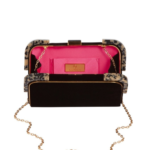 Classic Rectangular Velvet Clutch
