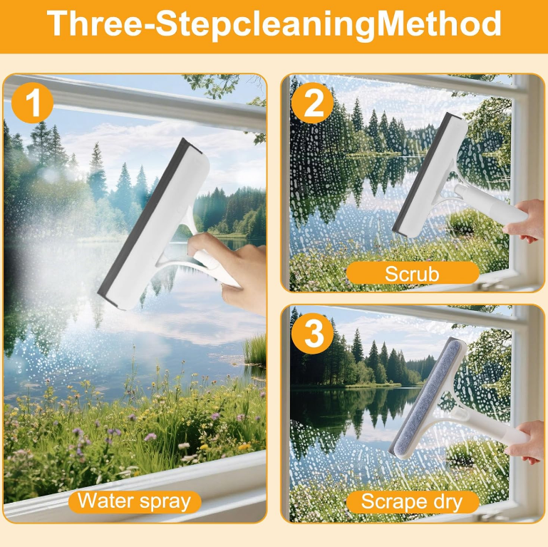 3 In 1 Window Cleaning Scraper
