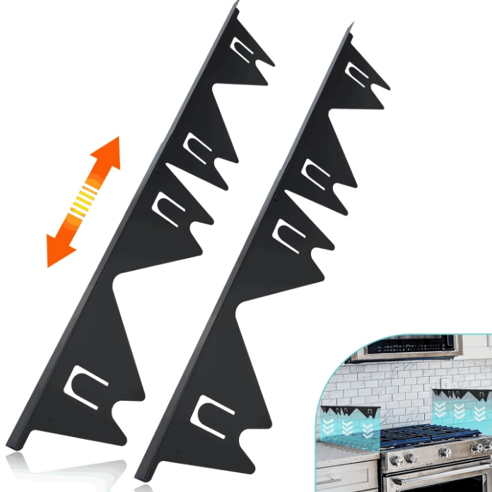 Adjustable Stainless Steel Stove Gap Covers (2 Pack)