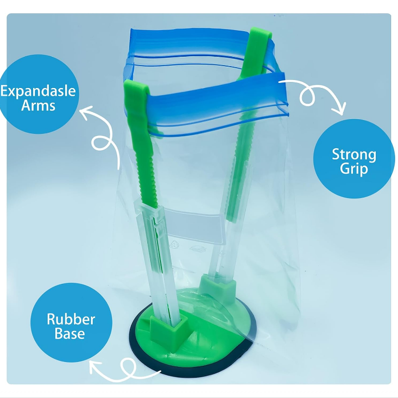 Adjustable Bag Holder, 2-Pack