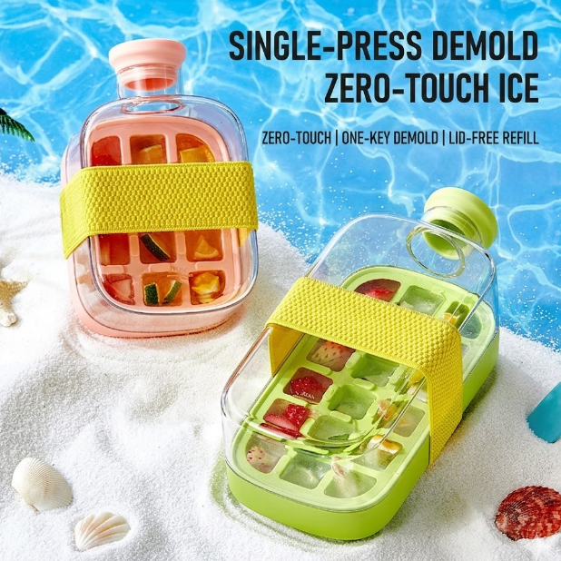 2 In 1 Ice Mold Bottle