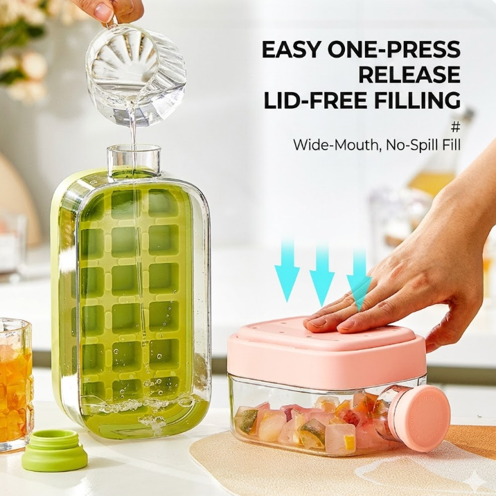 2 In 1 Ice Mold Bottle