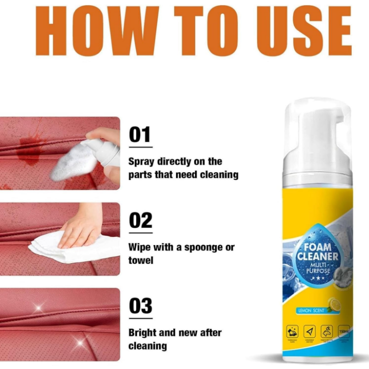 4-In-1 Foam Cleaner All Purpose