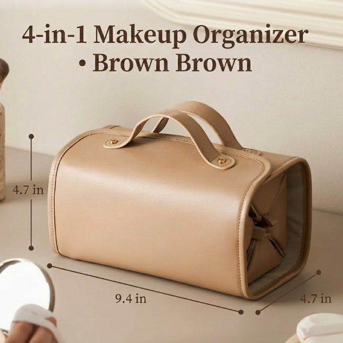 4-in-1 Make Up Waterproof Cosmetic Bag
