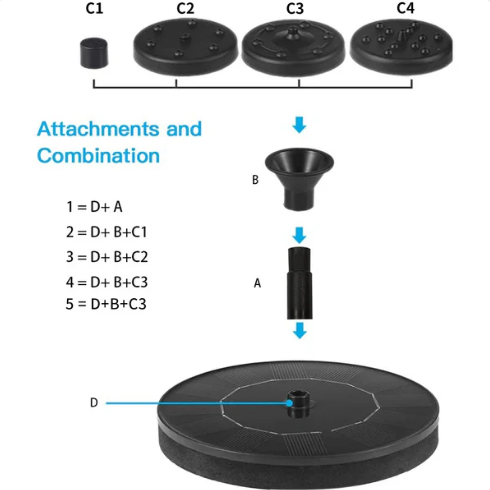 Solar Water Fountain