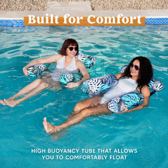 Pool Float With Adjustable Straps