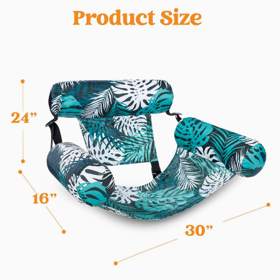Pool Float With Adjustable Straps
