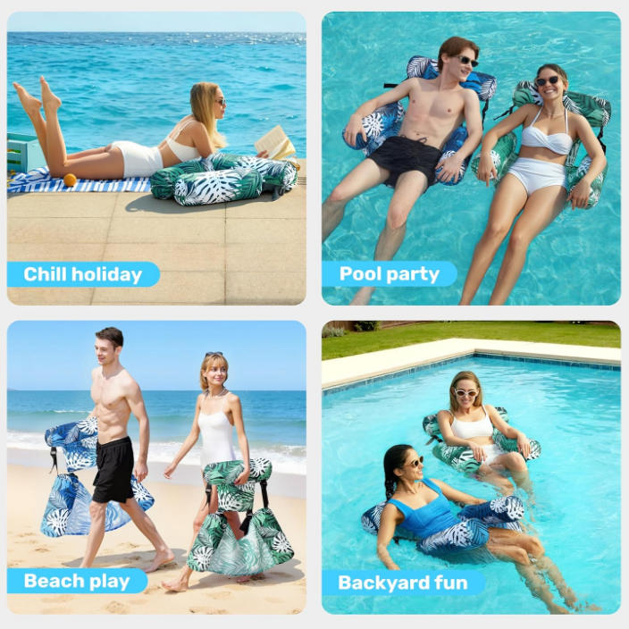 Pool Float With Adjustable Straps