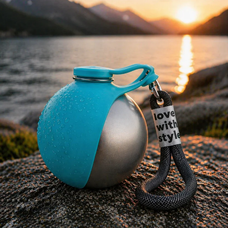2-in-1 Portable Dog Water Bottle
