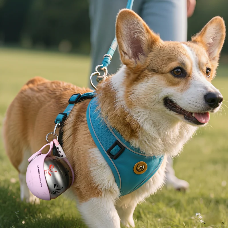 2-in-1 Portable Dog Water Bottle