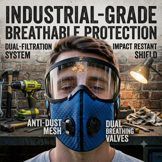 Carbon Filter Dust Mask Breathable