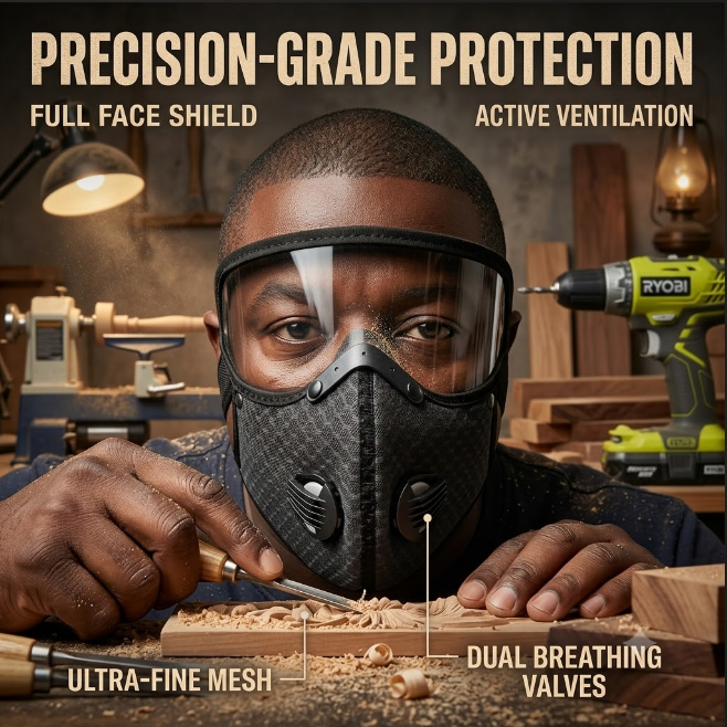 Carbon Filter Dust Mask Breathable