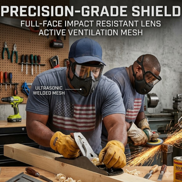 Carbon Filter Dust Mask Breathable