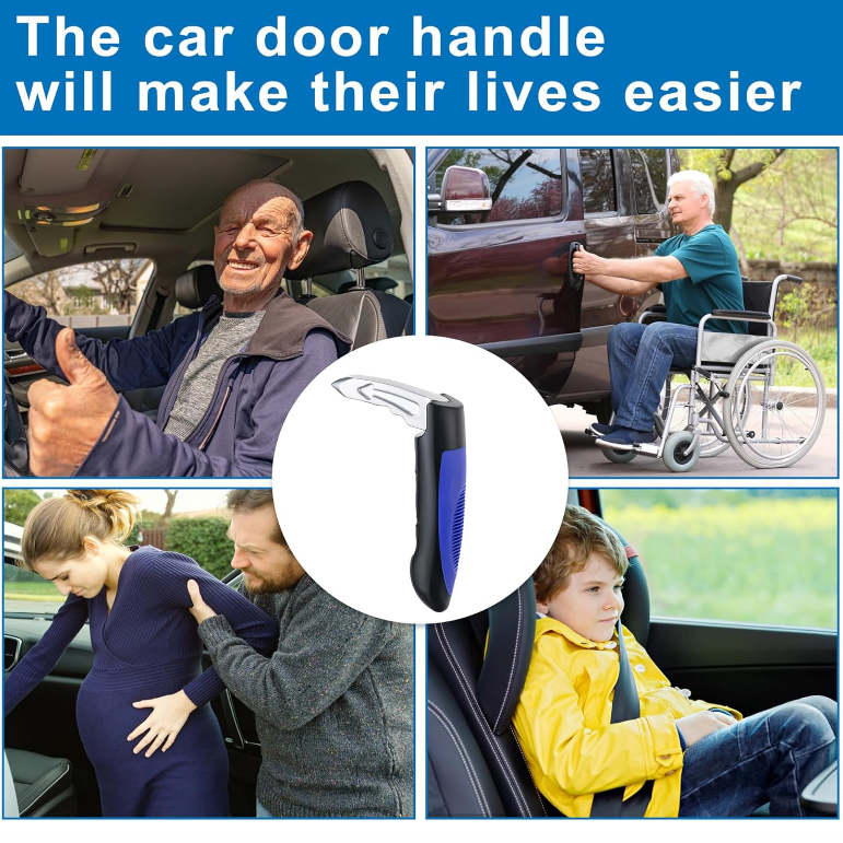 Multi-functional Car Door Handles For The Elderly