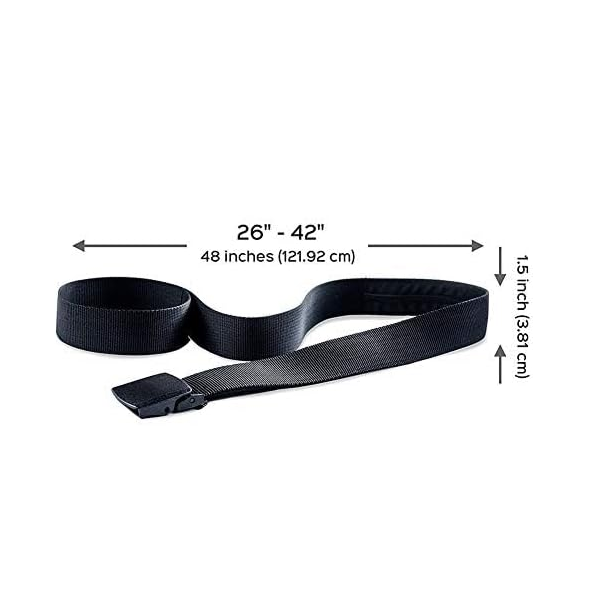 Anti-Theft Money Belt with Secret Hidden Zipper