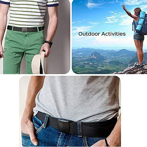 Anti-Theft Money Belt with Secret Hidden Zipper