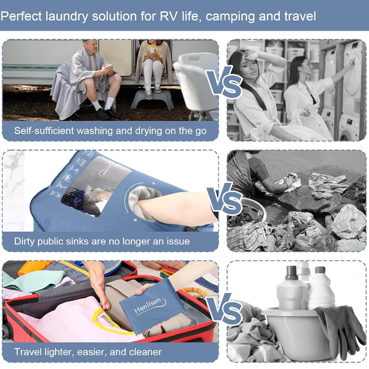 Portable Washing Machine Hand Wash Bag