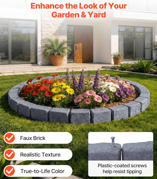 Faux Stone Landscape Edging