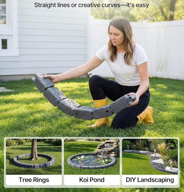 Faux Stone Landscape Edging