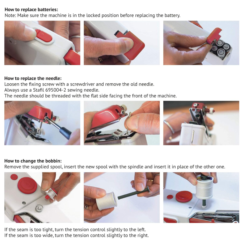 Handheld Portable Sewing Machine Mini