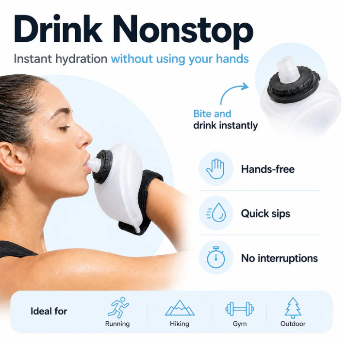Hands-Free Sports Bottle