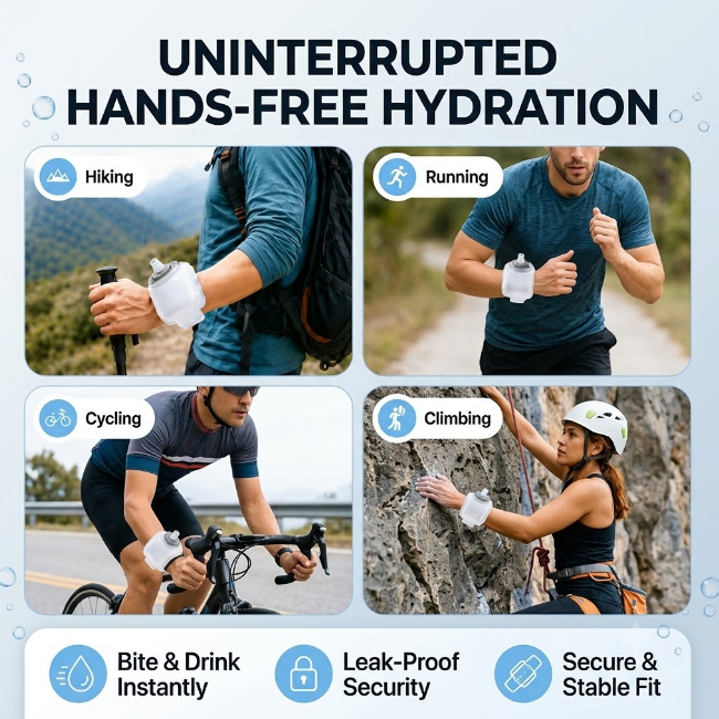 Hands-Free Sports Bottle