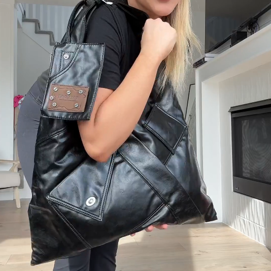 Stunning Denim Tote Shoulder Bag