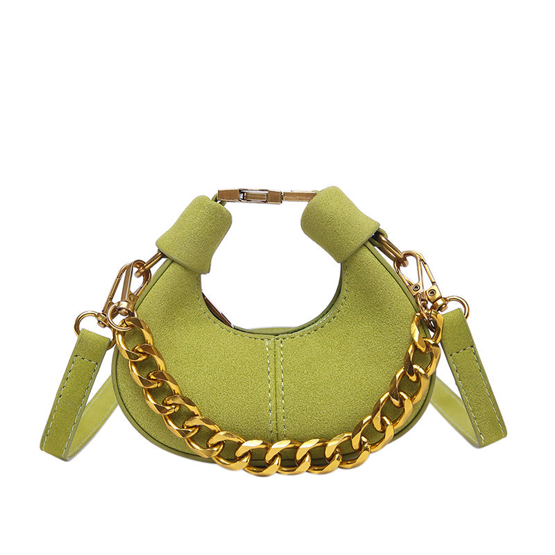 Suede Crossbody Mini Bag