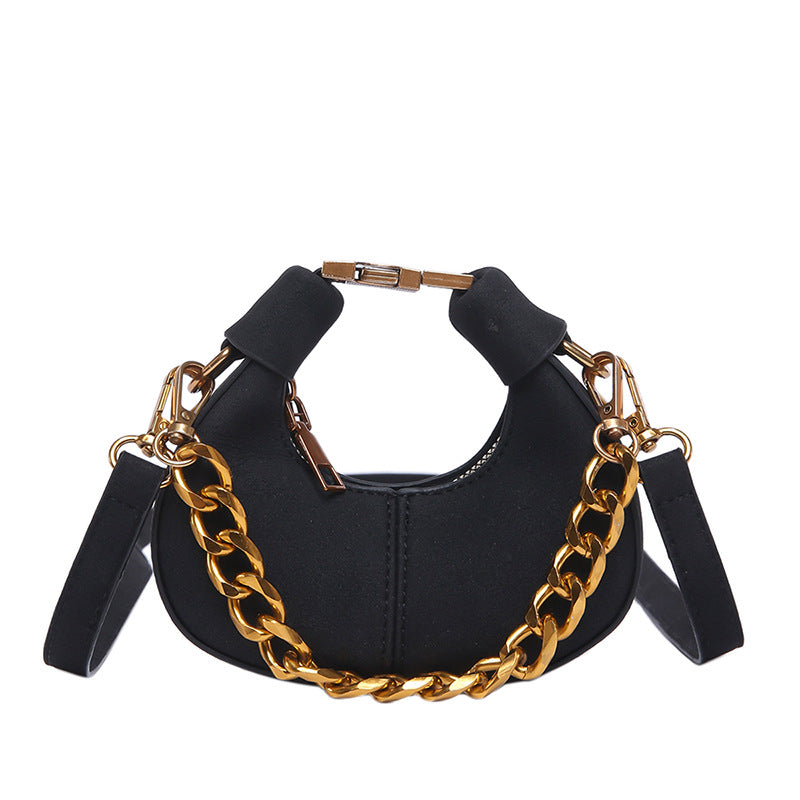 Suede Crossbody Mini Bag
