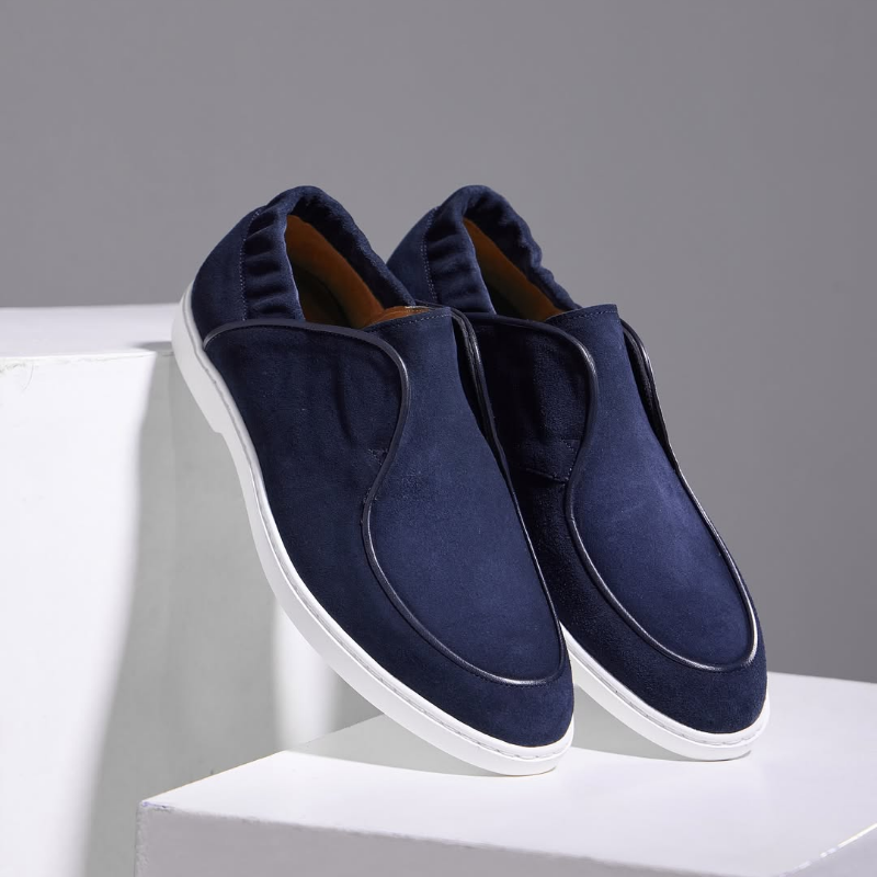 Men's Slip On Shoes With Elastic Heel