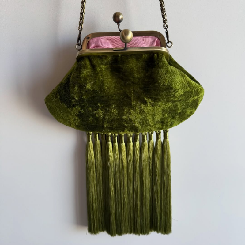 Velvet Tassel Bag