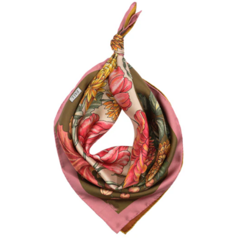 Flower Silk Scarf