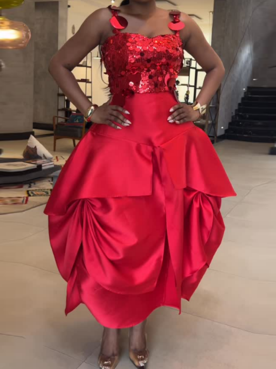 Dazzle Sequin Occasion Dress