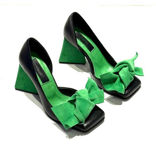 Colorful Bow Heels
