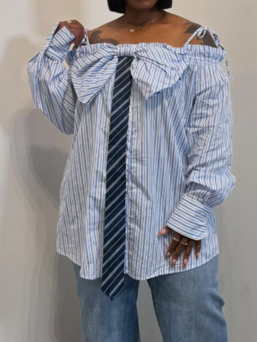 Stripe Energy Blouse