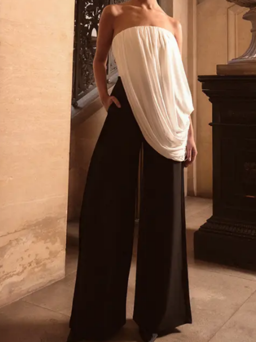 Chill Black White Jumpsuit