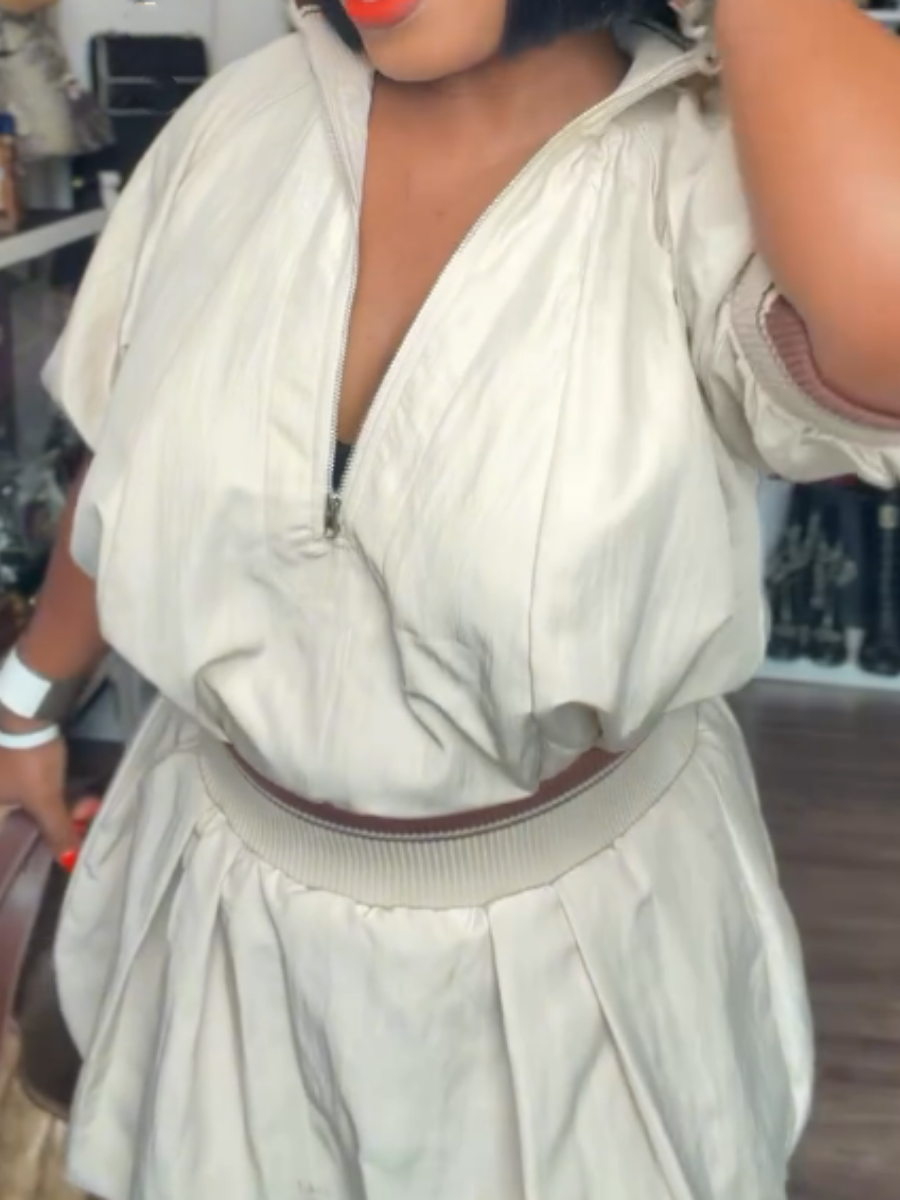 Adorable Bubble Shorts Set