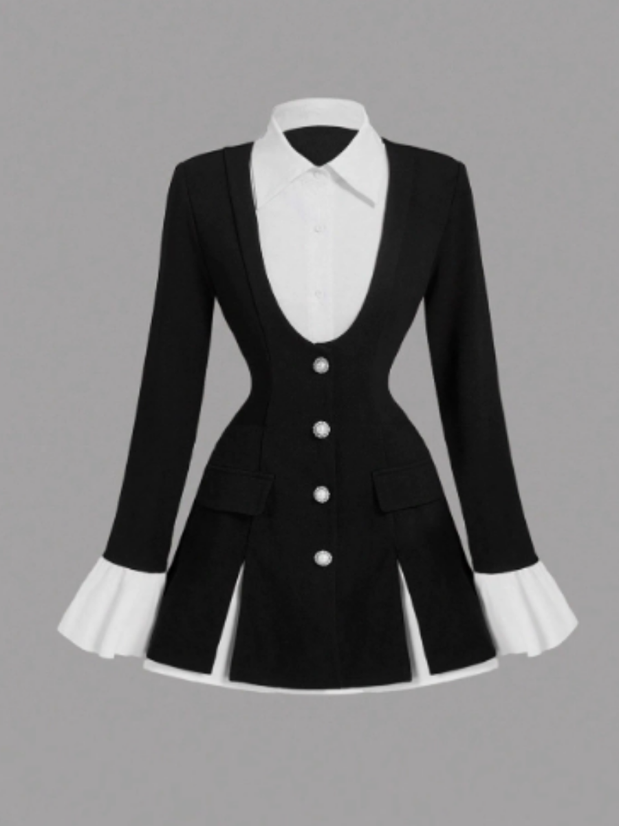 Retro Blazer Dress