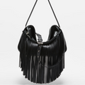 Statement Fringed Shoulder Bag