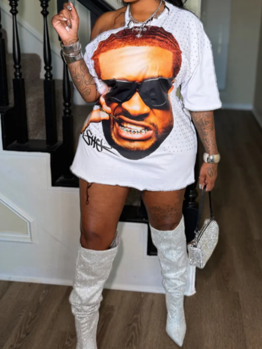 Drop In Music T-shirt Dress