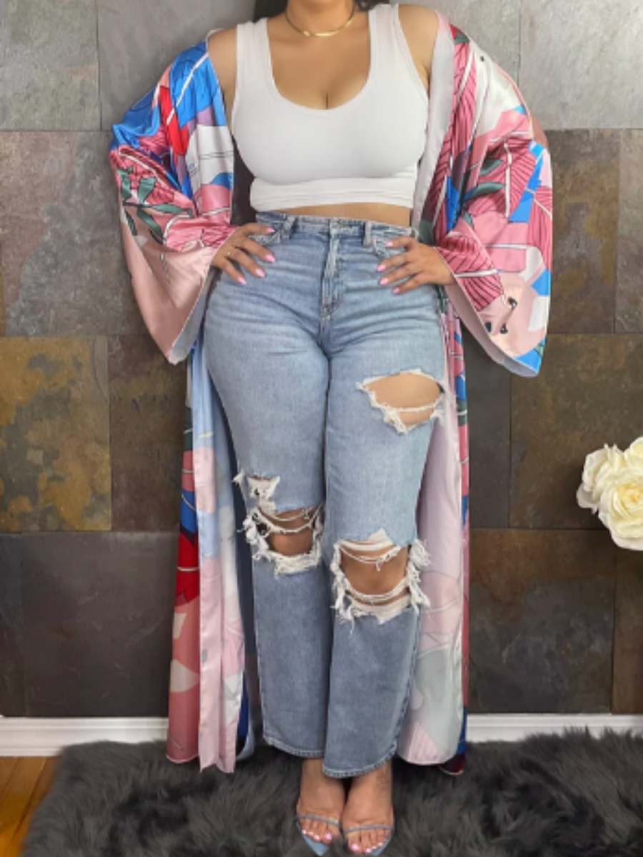Adorable Printed Kimono