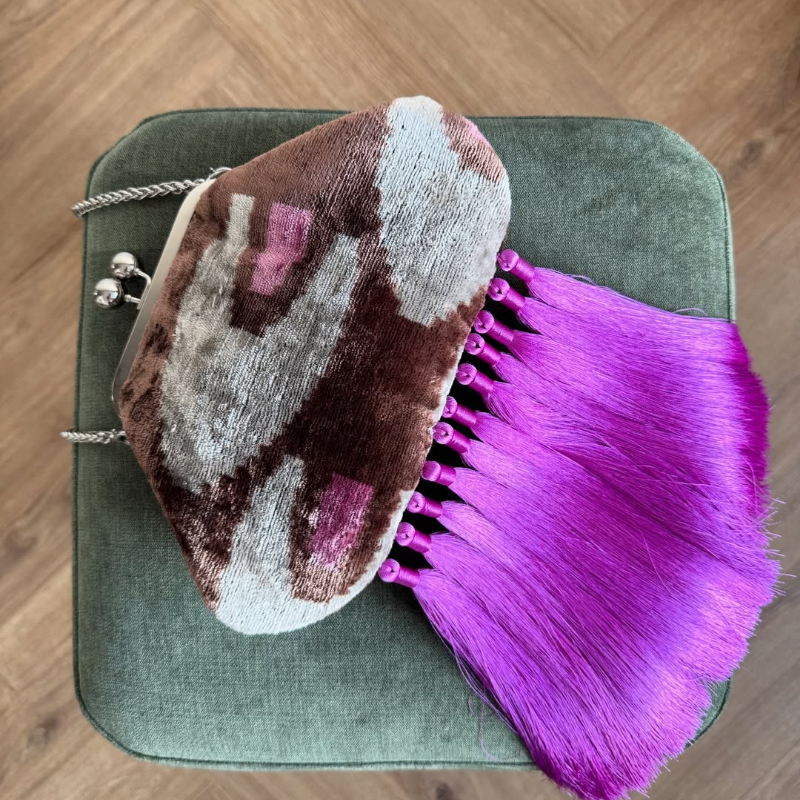 Velvet Tassel Bag