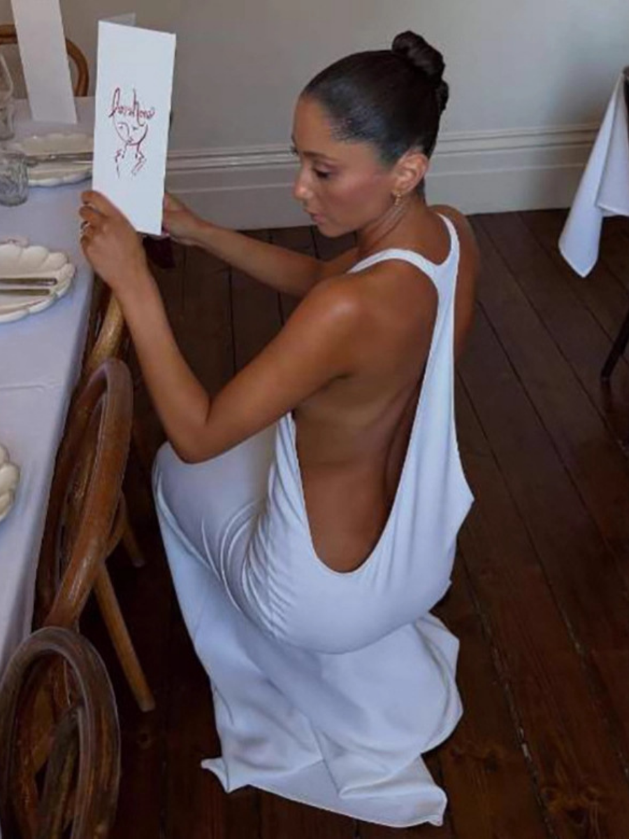 Statement White Dress