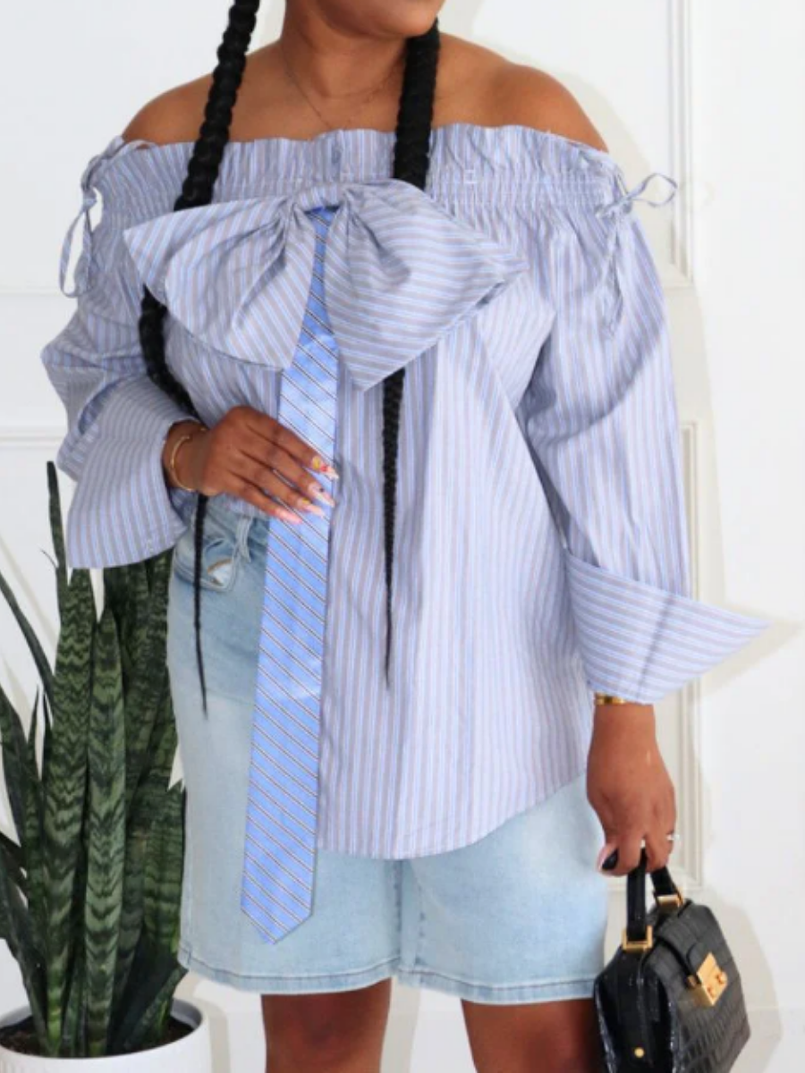 Stripe Energy Blouse