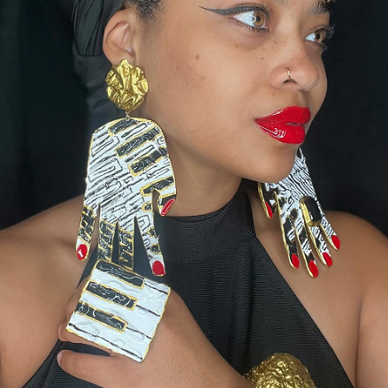Fab Unique Statement Earring