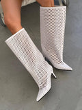 Women's Breathable Hollow Boots